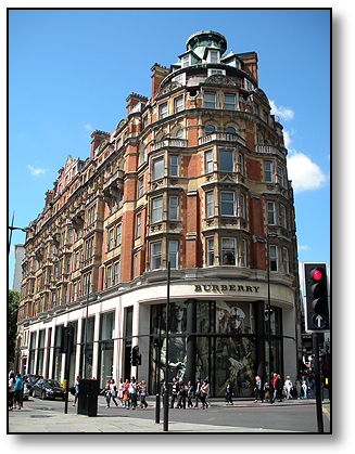 Burberry Store, Knightsbrdige London England